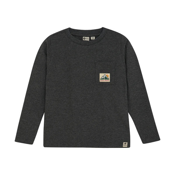 t-shirt jongen lange mouw grijs