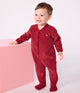 babypyjama met hartje rood petit bateau
