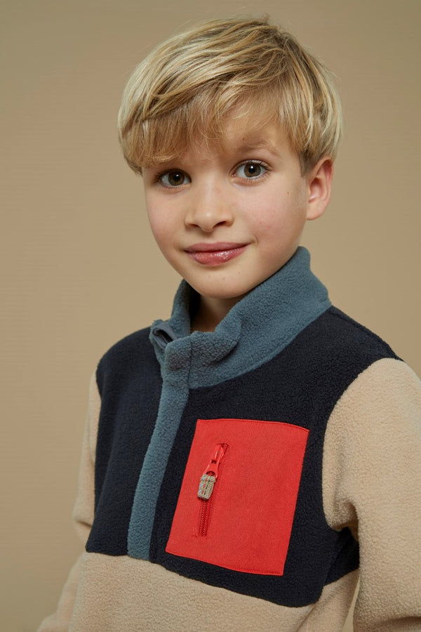 Sturdy sweater 'couch club' stoer jongens fleece