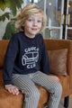 Sturdy sweater 'couch club' stoere jongens sweater met print