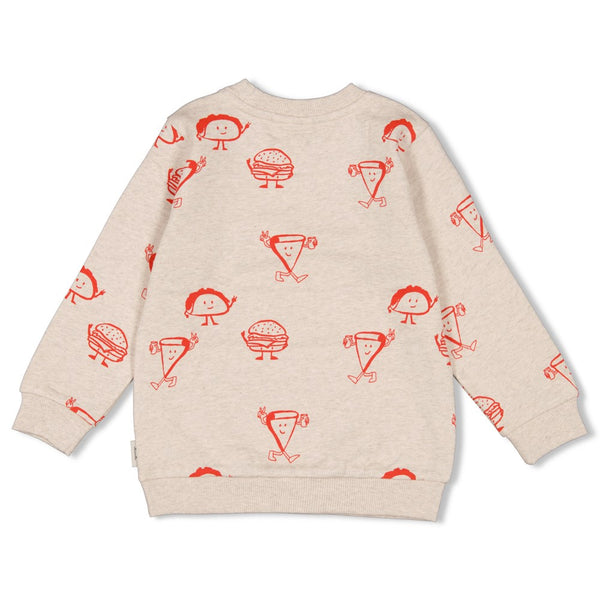 Sturdy sweater 'couch club' stoere jongens sweater met print
