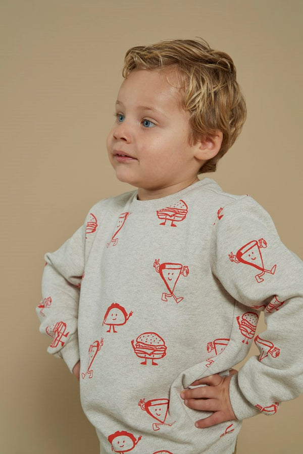 Sturdy sweater 'couch club' stoere jongens sweater met print
