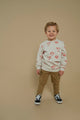 Sturdy sweater 'couch club' stoere jongens sweater met print