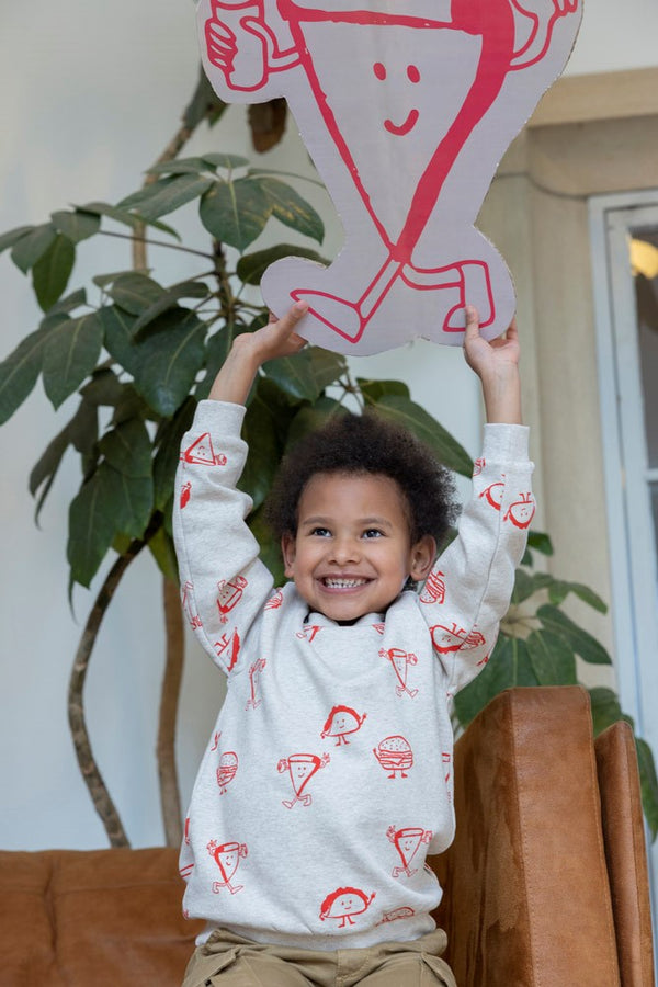 Sturdy sweater 'couch club' stoere jongens sweater met print