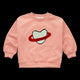 sproet en sprout  roze sweater trui met hartje 