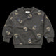 sproet en sprout sweater trui donkergrijs kat