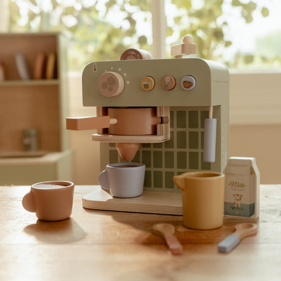 Little Dutch houten speelgoed koffiezetapparaat voor kinderen