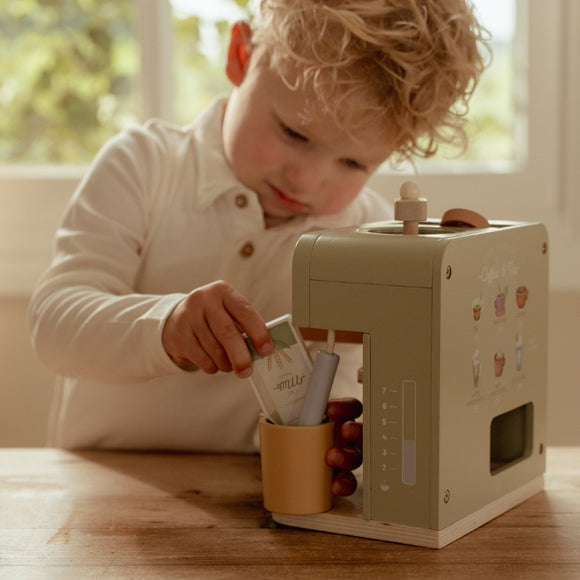 Little Dutch houten speelgoed koffiezetapparaat voor kinderen