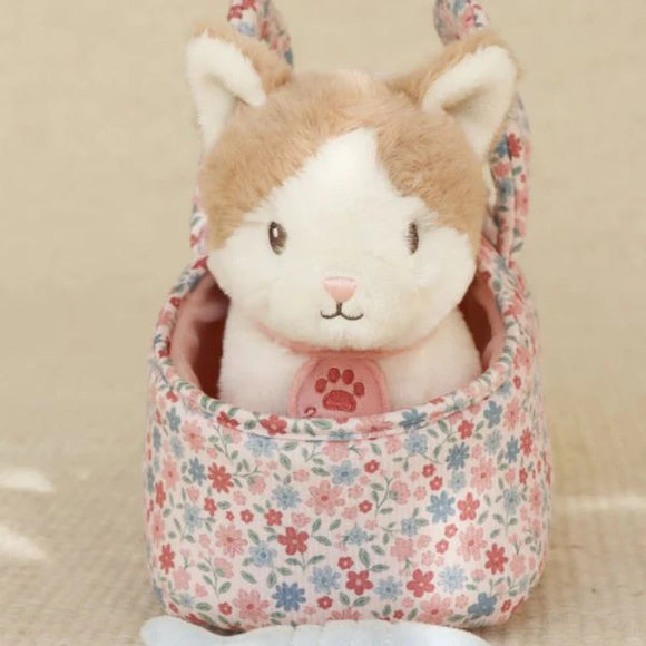 Little Dutch knuffelkat Marley in tas voor kinderen