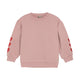 meisjes trui roze met hartjes
