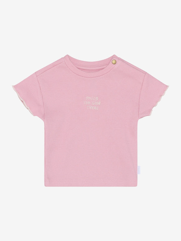 Noppies baby t-shirt pink nectar