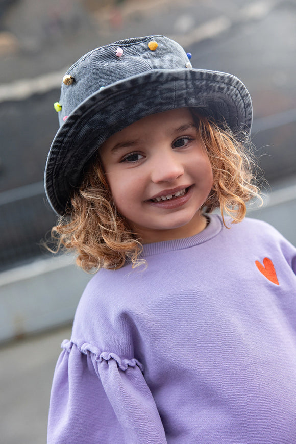 paarse sweater sproet en sprout 
